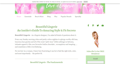 Desktop Screenshot of love-of-lingerie.com